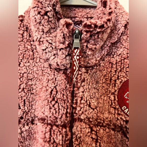 Boxercraft Frosty Garnet Sherpa Pullover women’s size L. - Picture 3 of 8